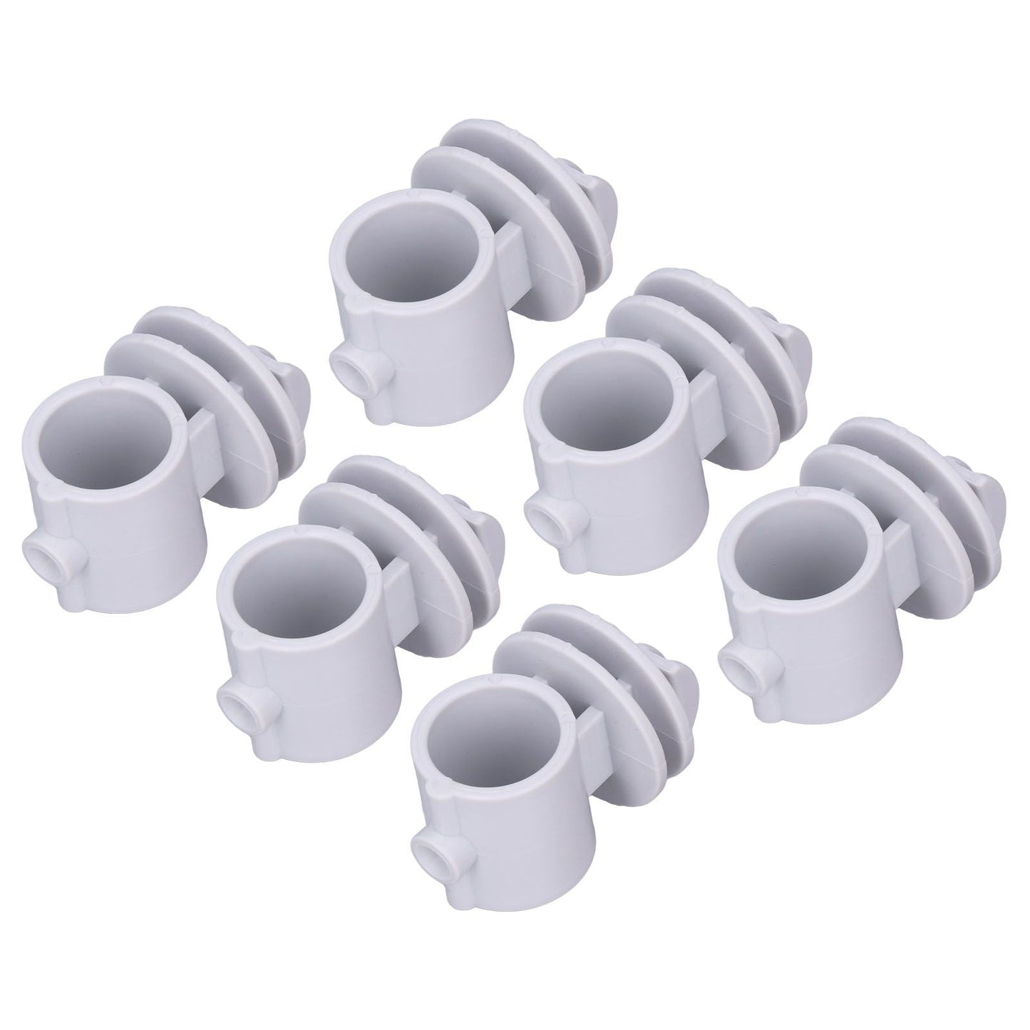 50 Pcs/set 2.1CM Insulator Screws Pulse Grid System Accessories for Electronic Fence Bearing Rod Gray V1294-YM0523-3111220078811