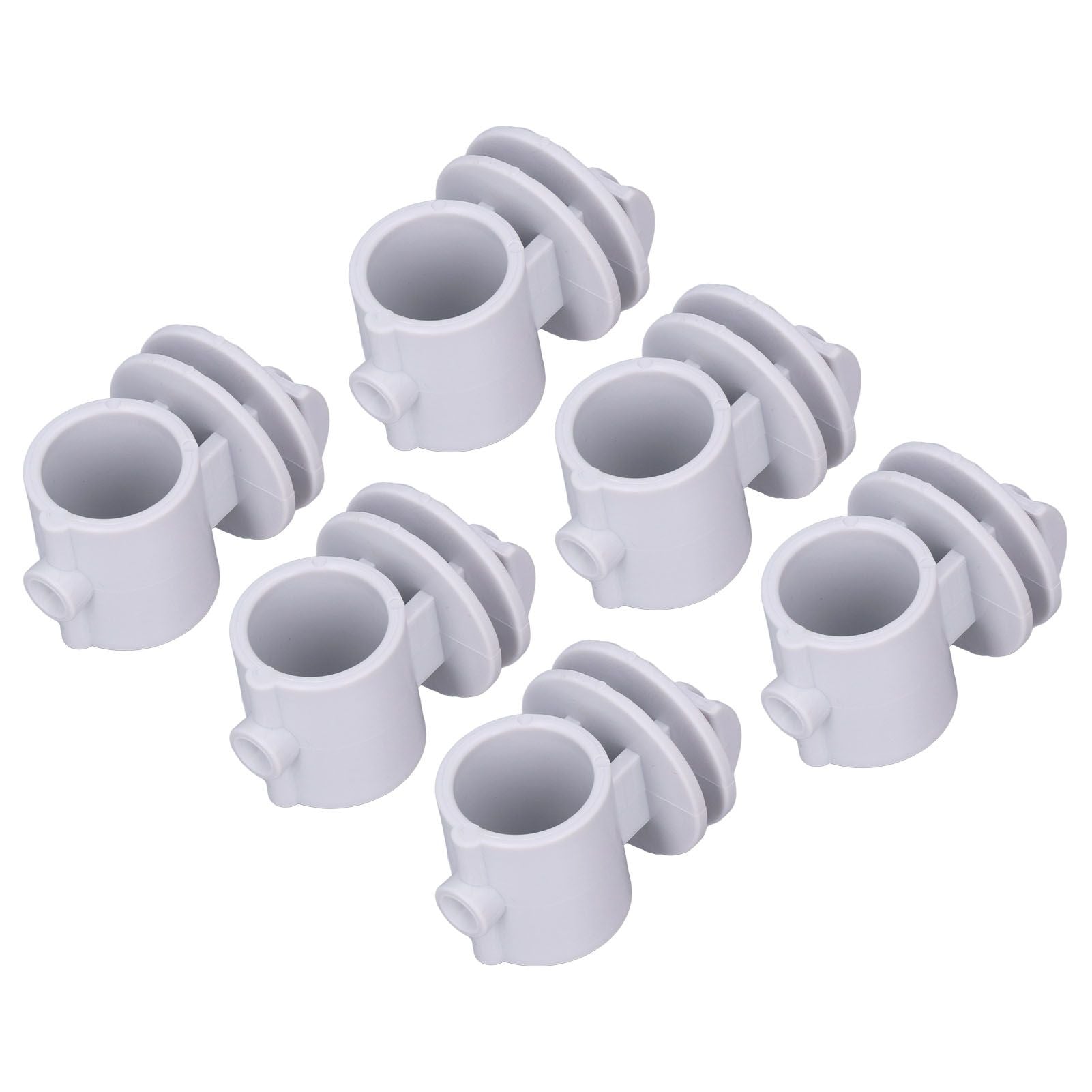 50 Pcs/set 2.1CM Insulator Screws Pulse Grid System Accessories for Electronic Fence Bearing Rod Gray V1294-YM0523-3111220078811