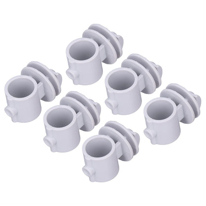 50 Pcs/set 2.1CM Insulator Screws Pulse Grid System Accessories for Electronic Fence Bearing Rod Gray V1294-YM0523-3111220078811