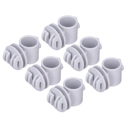 50 Pcs/set 2.1CM Insulator Screws Pulse Grid System Accessories for Electronic Fence Bearing Rod Gray V1294-YM0523-3111220078811