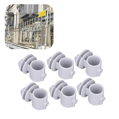 50 Pcs/set 2.1CM Insulator Screws Pulse Grid System Accessories for Electronic Fence Bearing Rod Gray V1294-YM0523-3111220078811