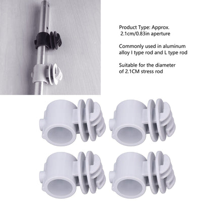 50 Pcs/set 2.1CM Insulator Screws Pulse Grid System Accessories for Electronic Fence Bearing Rod Gray V1294-YM0523-3111220078811