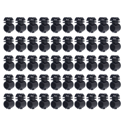 50 Pcs/set 2.1CM Insulator Screws Pulse Grid System Accessories for Electronic Fence Bearing Rod Black V1294-YM0523-3111220078812
