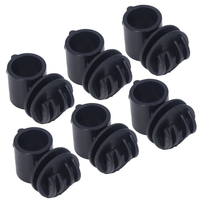 50 Pcs/set 2.1CM Insulator Screws Pulse Grid System Accessories for Electronic Fence Bearing Rod Black V1294-YM0523-3111220078812