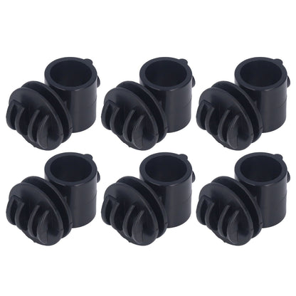 50 Pcs/set 2.1CM Insulator Screws Pulse Grid System Accessories for Electronic Fence Bearing Rod Black V1294-YM0523-3111220078812