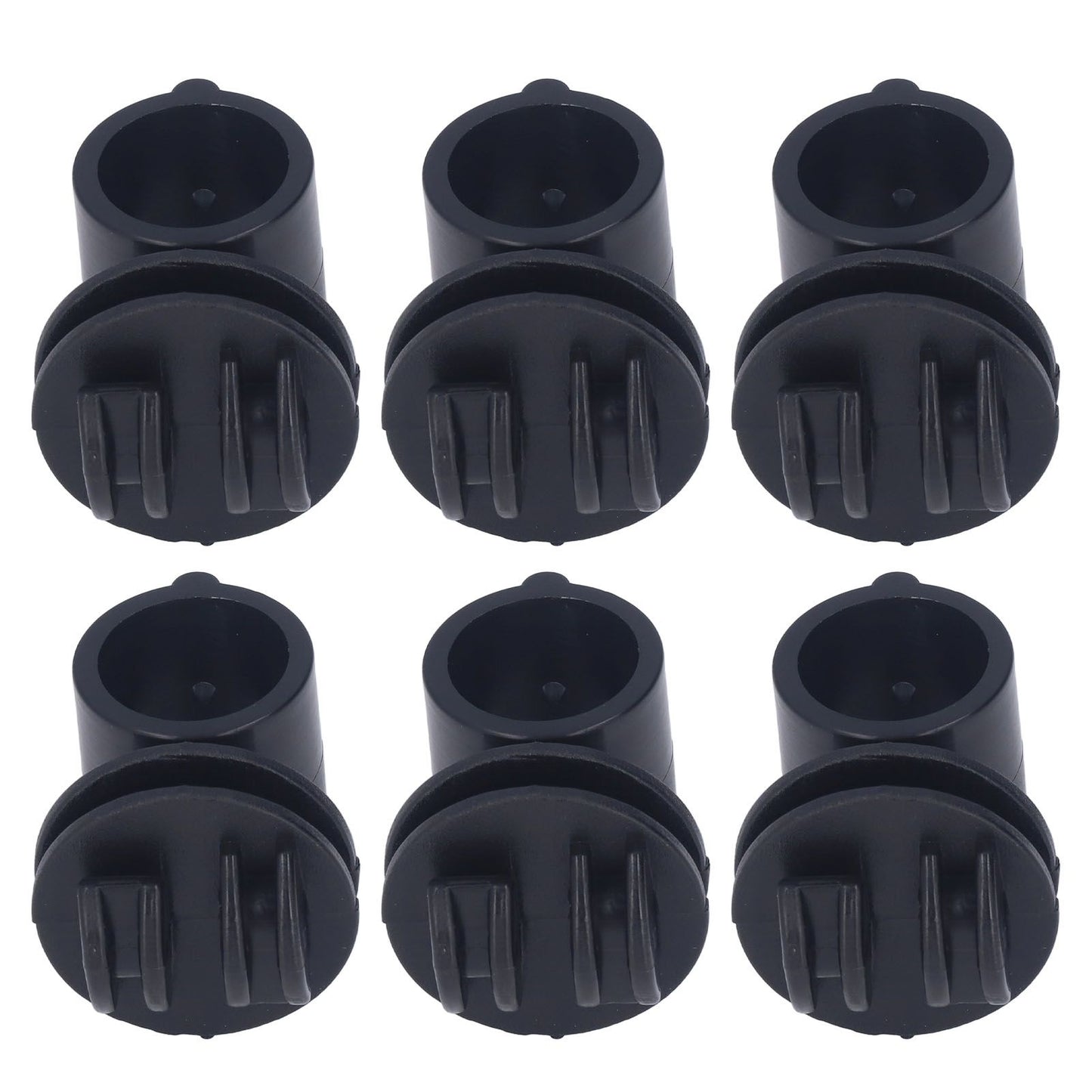 50 Pcs/set 2.1CM Insulator Screws Pulse Grid System Accessories for Electronic Fence Bearing Rod Black V1294-YM0523-3111220078812
