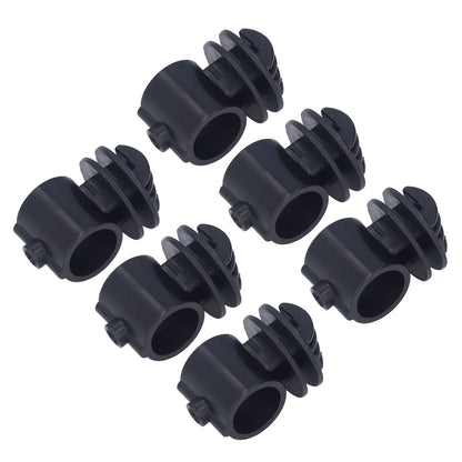 50 Pcs/set 2.1CM Insulator Screws Pulse Grid System Accessories for Electronic Fence Bearing Rod Black V1294-YM0523-3111220078812