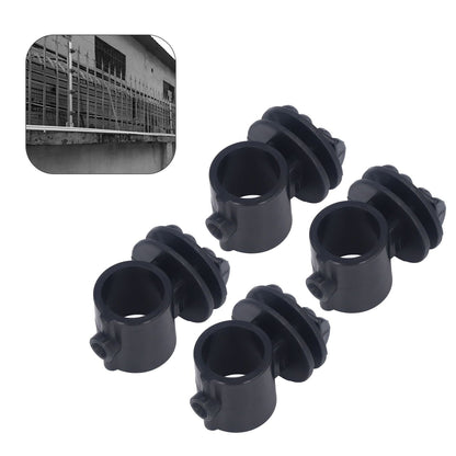 50 Pcs/set 2.1CM Insulator Screws Pulse Grid System Accessories for Electronic Fence Bearing Rod Black V1294-YM0523-3111220078812