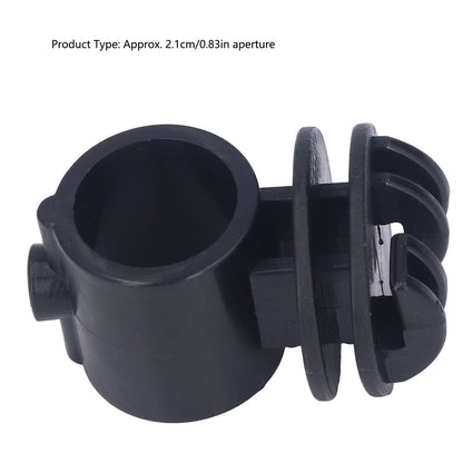50 Pcs/set 2.1CM Insulator Screws Pulse Grid System Accessories for Electronic Fence Bearing Rod Black V1294-YM0523-3111220078812