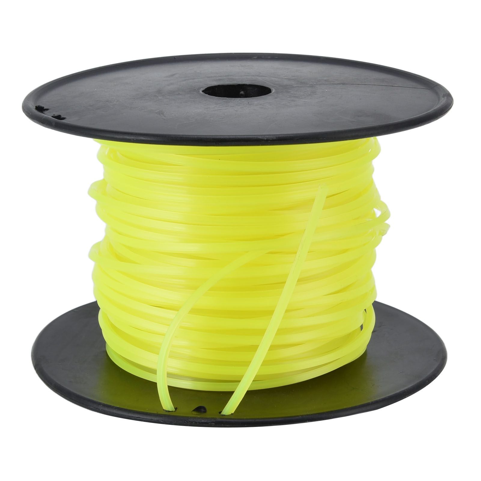 3mm String Trimmer Line Quadrate Grass Trimmer Line Lawn Mower Line for Husqvarna Yellow 50m / 164.0ft V1294-YM0523-3111220079212