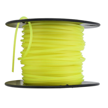 3mm String Trimmer Line Quadrate Grass Trimmer Line Lawn Mower Line for Husqvarna Yellow 50m / 164.0ft V1294-YM0523-3111220079212