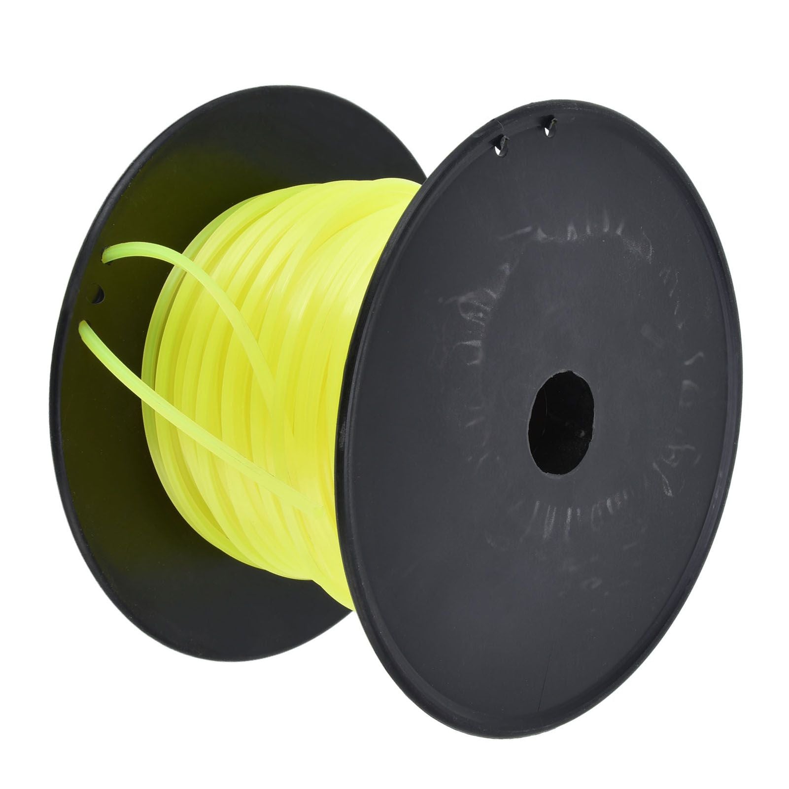3mm String Trimmer Line Quadrate Grass Trimmer Line Lawn Mower Line for Husqvarna Yellow 50m / 164.0ft V1294-YM0523-3111220079212