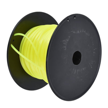 3mm String Trimmer Line Quadrate Grass Trimmer Line Lawn Mower Line for Husqvarna Yellow 50m / 164.0ft V1294-YM0523-3111220079212