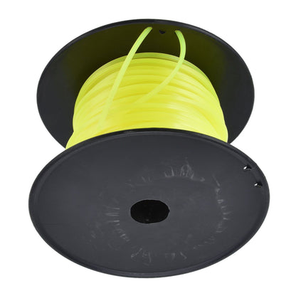 3mm String Trimmer Line Quadrate Grass Trimmer Line Lawn Mower Line for Husqvarna Yellow 50m / 164.0ft V1294-YM0523-3111220079212