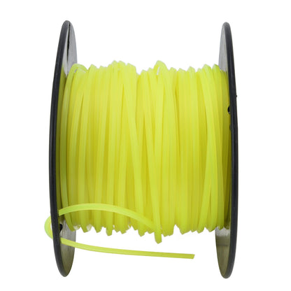 3mm String Trimmer Line Quadrate Grass Trimmer Line Lawn Mower Line for Husqvarna Yellow 50m / 164.0ft V1294-YM0523-3111220079212