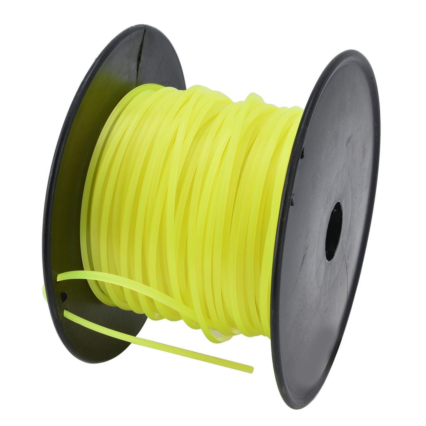 3mm String Trimmer Line Quadrate Grass Trimmer Line Lawn Mower Line for Husqvarna Yellow 50m / 164.0ft V1294-YM0523-3111220079212