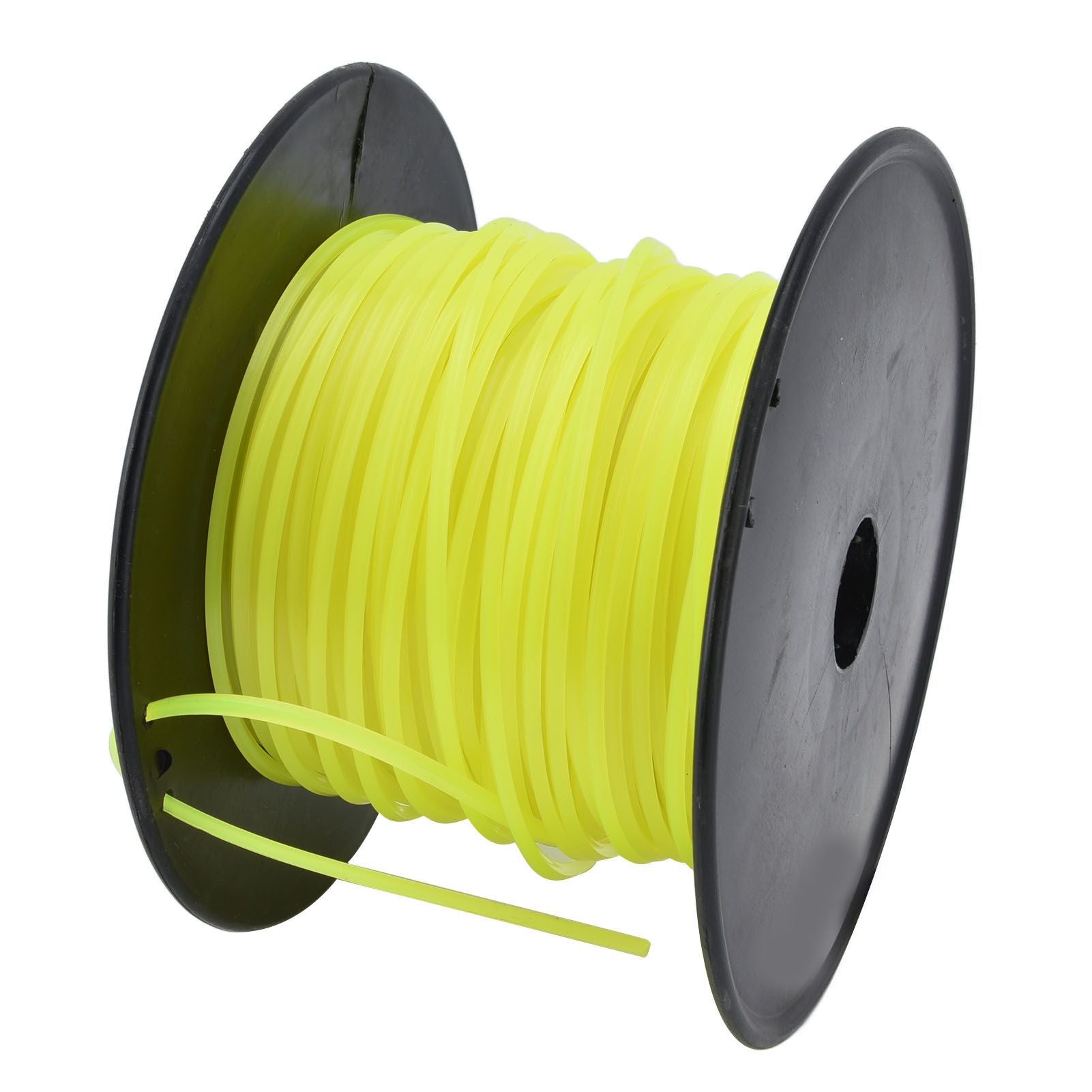 3mm String Trimmer Line Quadrate Grass Trimmer Line Lawn Mower Line for Husqvarna Yellow 50m / 164.0ft V1294-YM0523-3111220079212