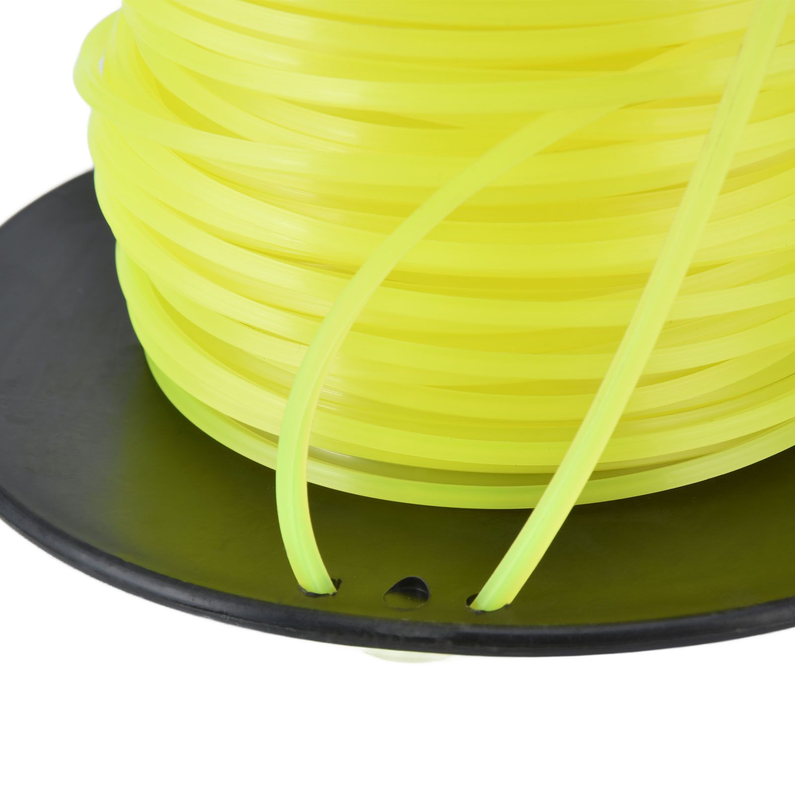 3mm String Trimmer Line Quadrate Grass Trimmer Line Lawn Mower Line for Husqvarna Yellow 50m / 164.0ft V1294-YM0523-3111220079212