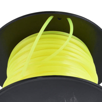 3mm String Trimmer Line Quadrate Grass Trimmer Line Lawn Mower Line for Husqvarna Yellow 50m / 164.0ft V1294-YM0523-3111220079212