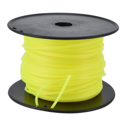 3mm String Trimmer Line Quadrate Grass Trimmer Line Lawn Mower Line for Husqvarna Yellow 70m / 229.7ft V1294-YM0523-3111220079213