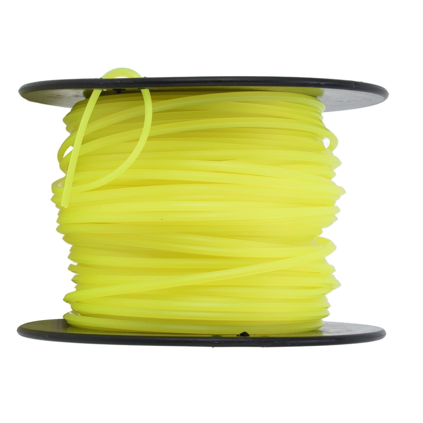 3mm String Trimmer Line Quadrate Grass Trimmer Line Lawn Mower Line for Husqvarna Yellow 70m / 229.7ft V1294-YM0523-3111220079213