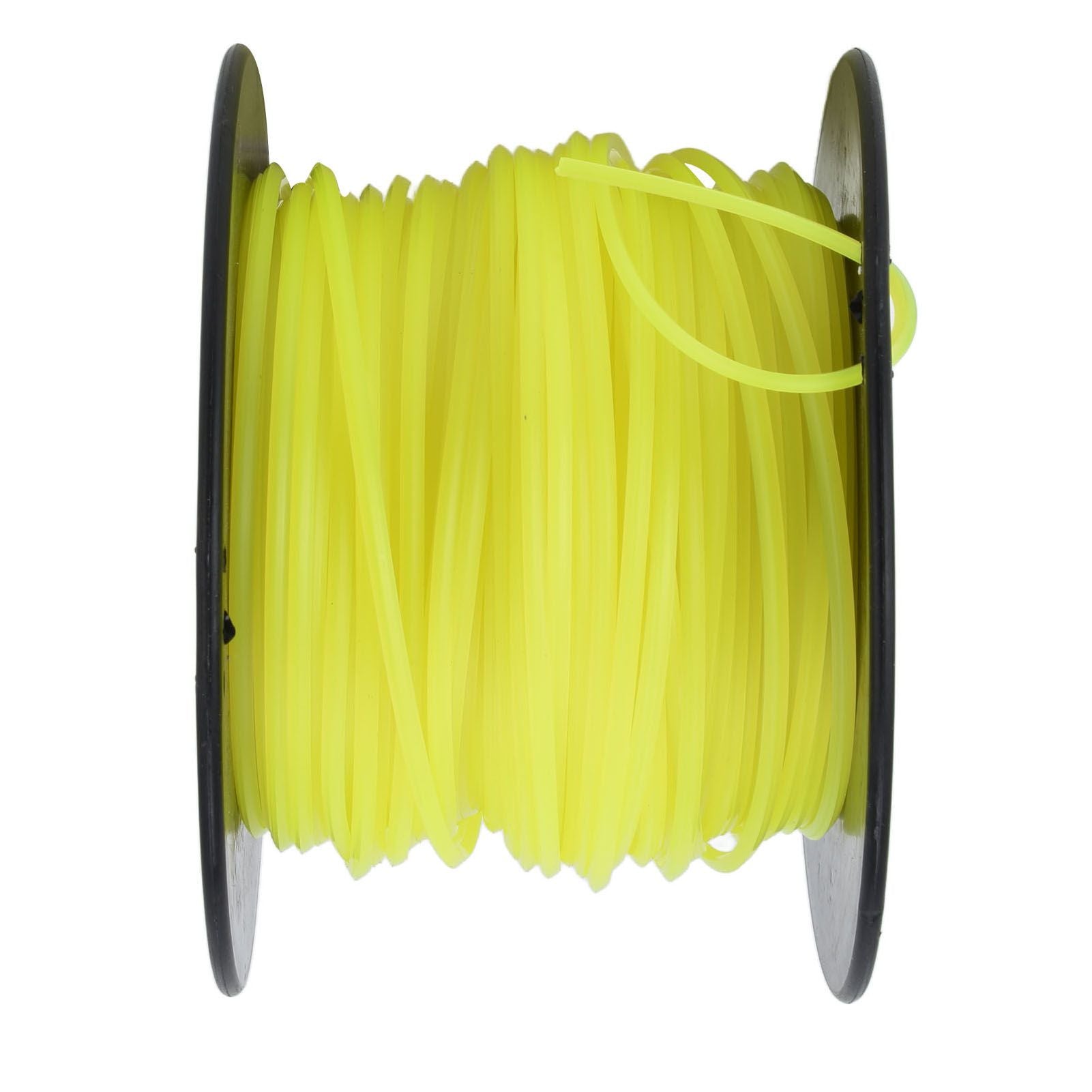 3mm String Trimmer Line Quadrate Grass Trimmer Line Lawn Mower Line for Husqvarna Yellow 70m / 229.7ft V1294-YM0523-3111220079213