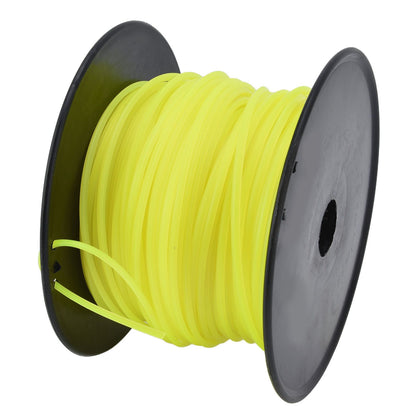 3mm String Trimmer Line Quadrate Grass Trimmer Line Lawn Mower Line for Husqvarna Yellow 70m / 229.7ft V1294-YM0523-3111220079213