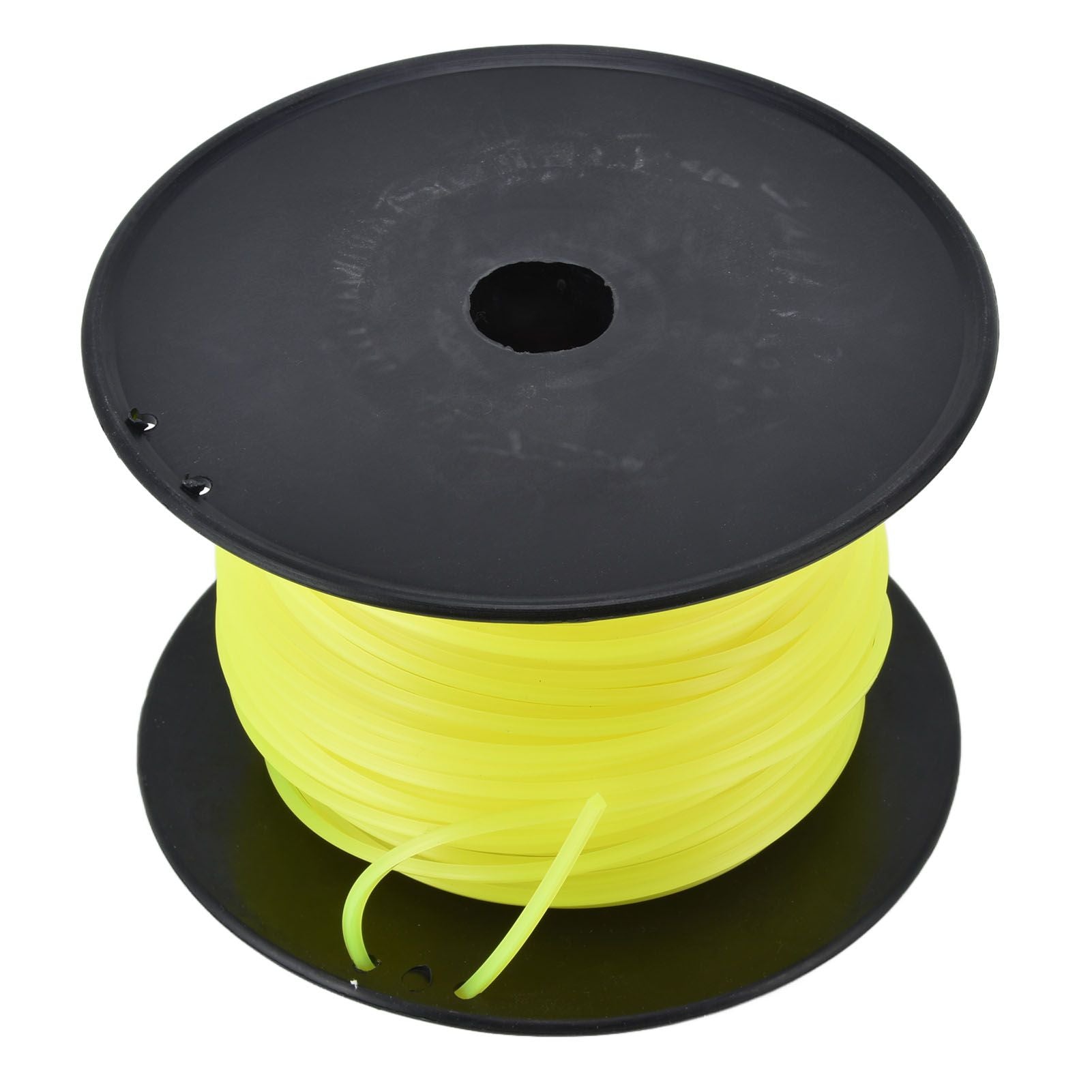 3mm String Trimmer Line Quadrate Grass Trimmer Line Lawn Mower Line for Husqvarna Yellow 70m / 229.7ft V1294-YM0523-3111220079213