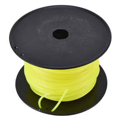 3mm String Trimmer Line Quadrate Grass Trimmer Line Lawn Mower Line for Husqvarna Yellow 70m / 229.7ft V1294-YM0523-3111220079213