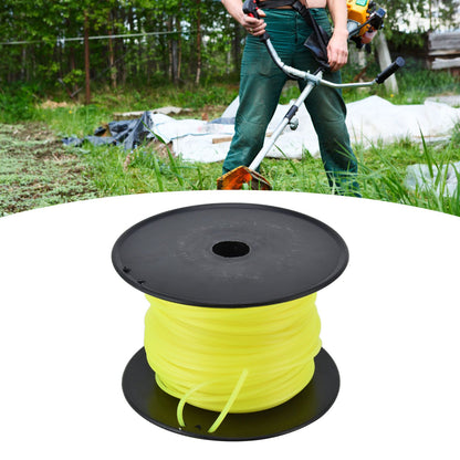 3mm String Trimmer Line Quadrate Grass Trimmer Line Lawn Mower Line for Husqvarna Yellow 70m / 229.7ft V1294-YM0523-3111220079213