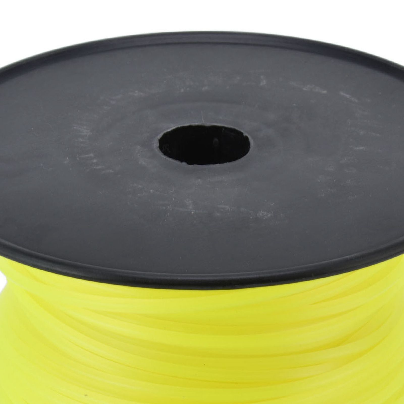 3mm String Trimmer Line Quadrate Grass Trimmer Line Lawn Mower Line for Husqvarna Yellow 70m / 229.7ft V1294-YM0523-3111220079213