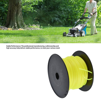3mm String Trimmer Line Quadrate Grass Trimmer Line Lawn Mower Line for Husqvarna Yellow 70m / 229.7ft V1294-YM0523-3111220079213