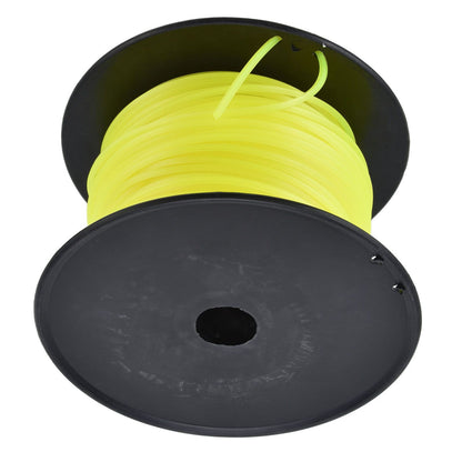 3mm String Trimmer Line Quadrate Grass Trimmer Line Lawn Mower Line for Husqvarna Yellow 70m / 229.7ft V1294-YM0523-3111220079213