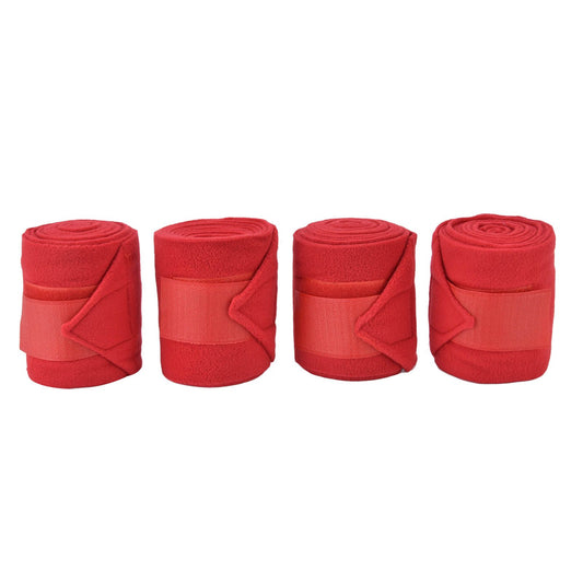 4Pcs Horse Leg Warp Self Adhesive Breathable Wear Resistant Animal Leg Bandage for Cows Horses Red V1294-YM0523-3111220079312