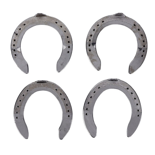 4pcs Horseshoes Aluminum Alloy Light Weight Reliable Practical Horse Riding Accessory for Racecourse Farm No. V1294-YM0523-3111220079611