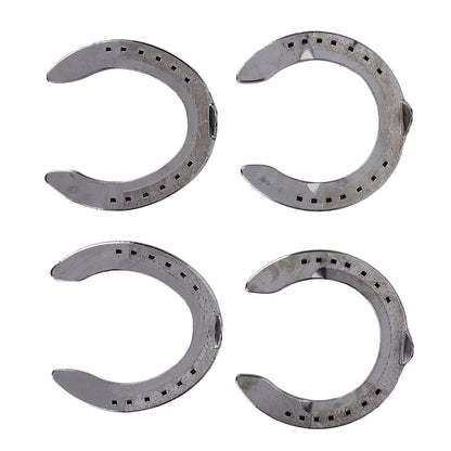4pcs Horseshoes Aluminum Alloy Light Weight Reliable Practical Horse Riding Accessory for Racecourse Farm No. V1294-YM0523-3111220079611