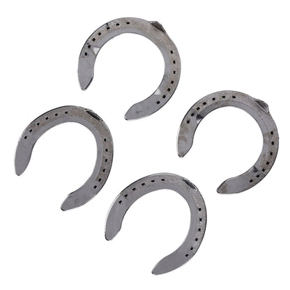 4pcs Horseshoes Aluminum Alloy Light Weight Reliable Practical Horse Riding Accessory for Racecourse Farm No. V1294-YM0523-3111220079611