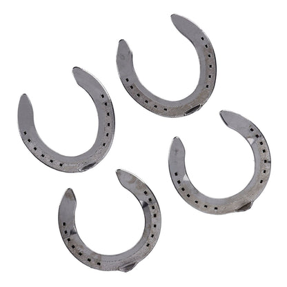 4pcs Horseshoes Aluminum Alloy Light Weight Reliable Practical Horse Riding Accessory for Racecourse Farm No. V1294-YM0523-3111220079611