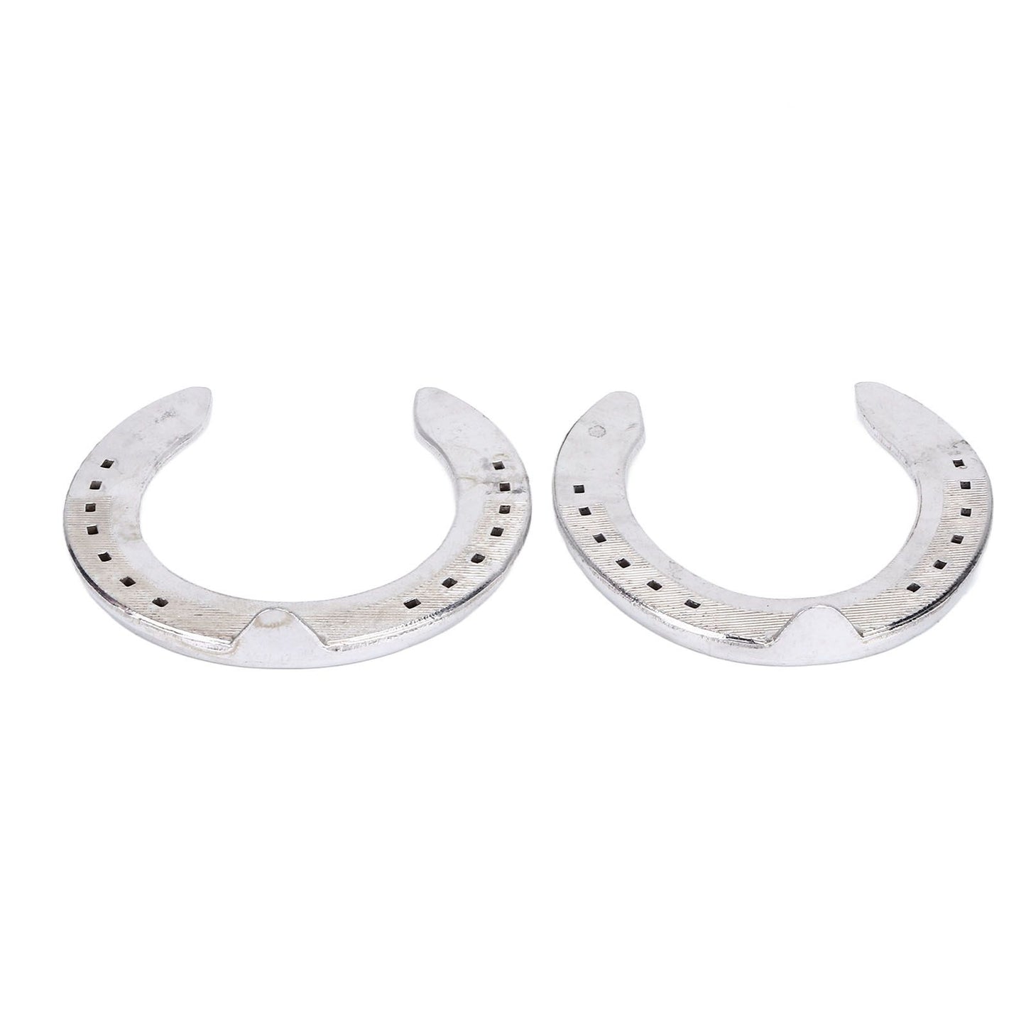 4pcs Horseshoes Aluminum Alloy Light Weight Reliable Practical Horse Riding Accessory for Racecourse Farm No. V1294-YM0523-3111220079611