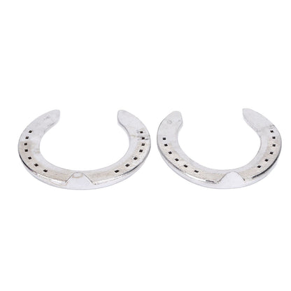 4pcs Horseshoes Aluminum Alloy Light Weight Reliable Practical Horse Riding Accessory for Racecourse Farm No. V1294-YM0523-3111220079611