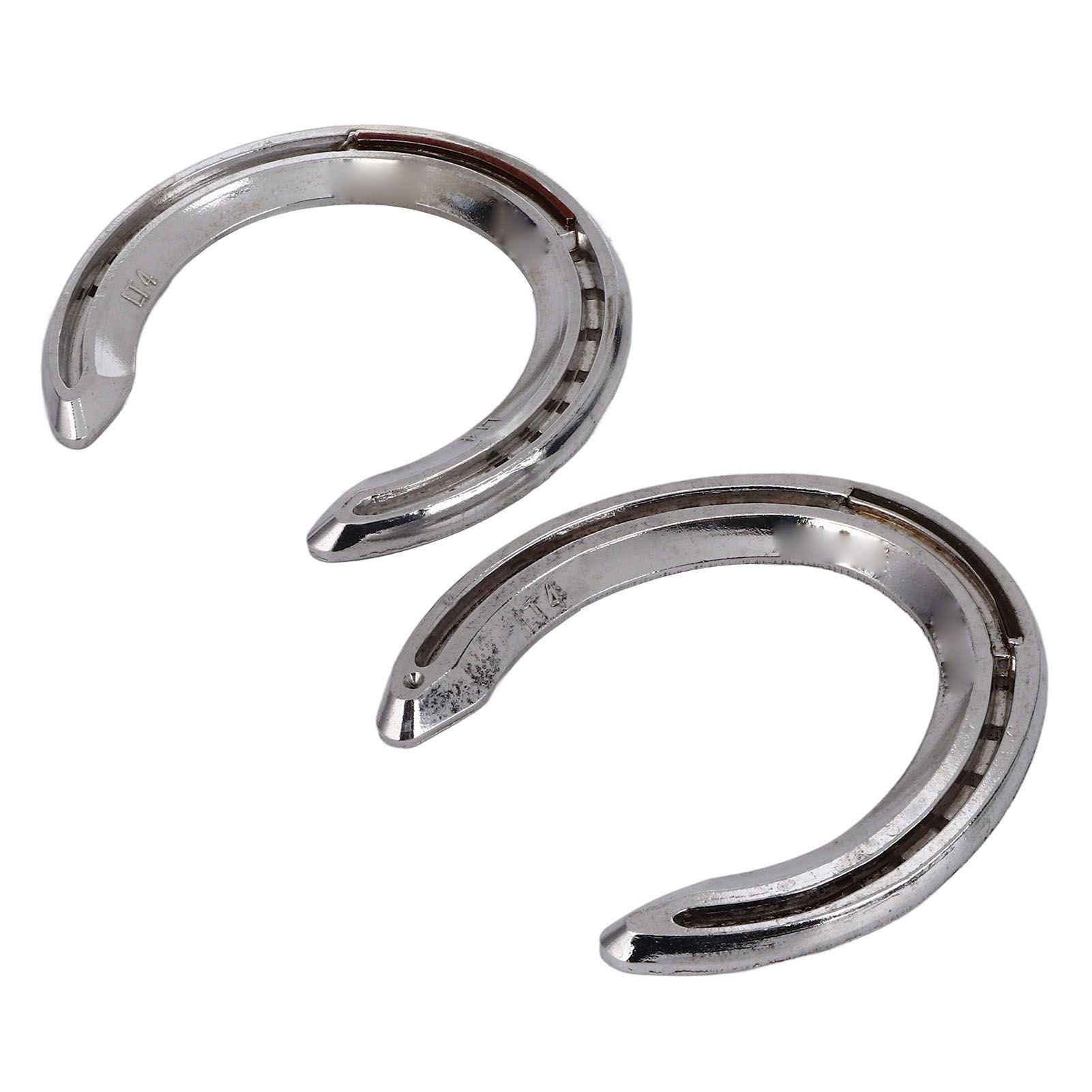4pcs Horseshoes Aluminum Alloy Light Weight Reliable Practical Horse Riding Accessory for Racecourse Farm No. V1294-YM0523-3111220079611