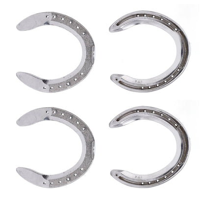 4pcs Horseshoes Aluminum Alloy Light Weight Reliable Practical Horse Riding Accessory for Racecourse Farm No. V1294-YM0523-3111220079612