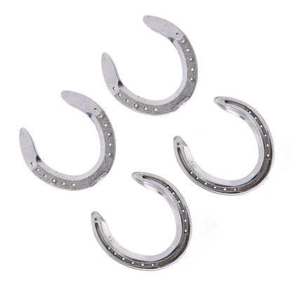 4pcs Horseshoes Aluminum Alloy Light Weight Reliable Practical Horse Riding Accessory for Racecourse Farm No. V1294-YM0523-3111220079612