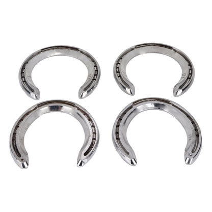 4pcs Horseshoes Aluminum Alloy Light Weight Reliable Practical Horse Riding Accessory for Racecourse Farm No. V1294-YM0523-3111220079612