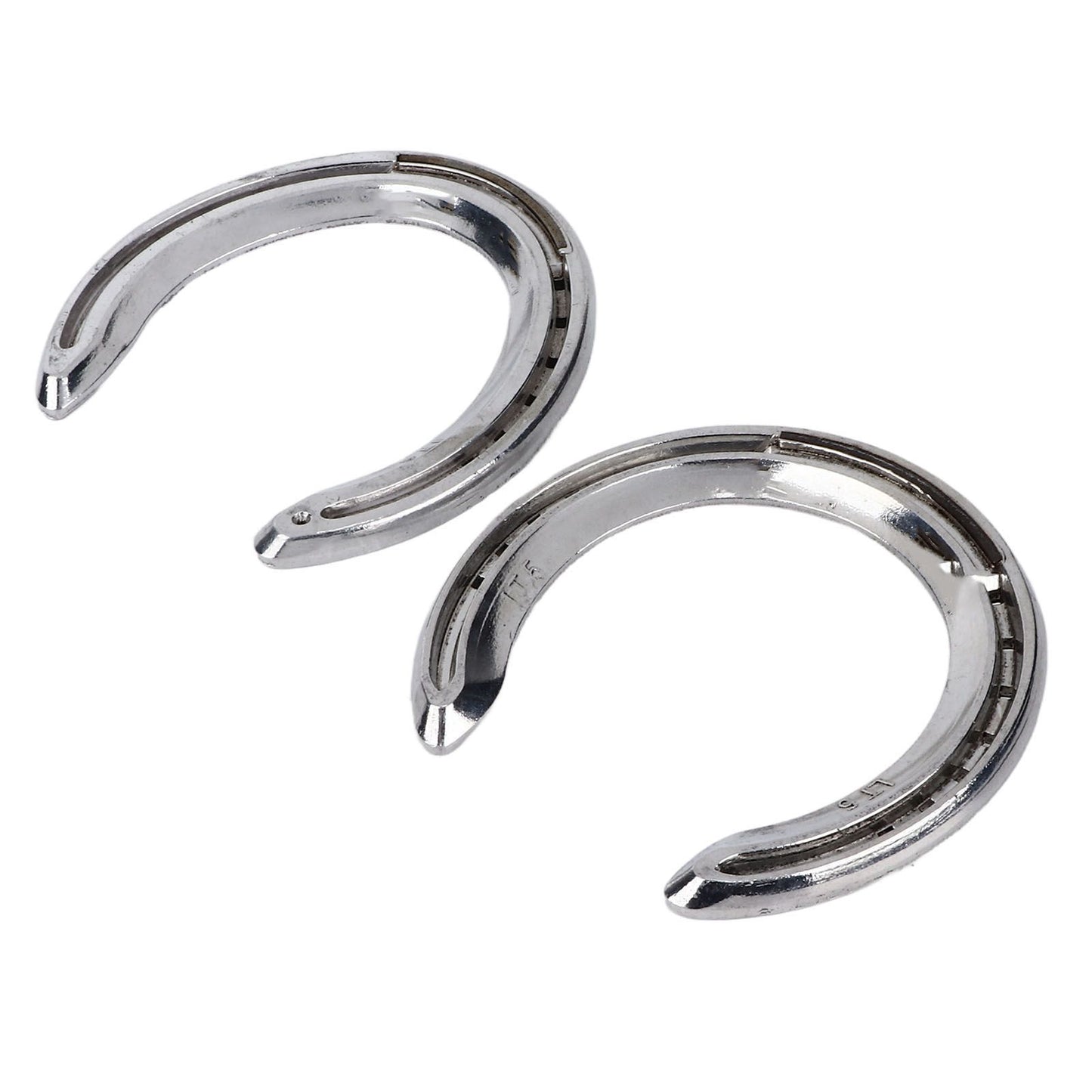 4pcs Horseshoes Aluminum Alloy Light Weight Reliable Practical Horse Riding Accessory for Racecourse Farm No. V1294-YM0523-3111220079612