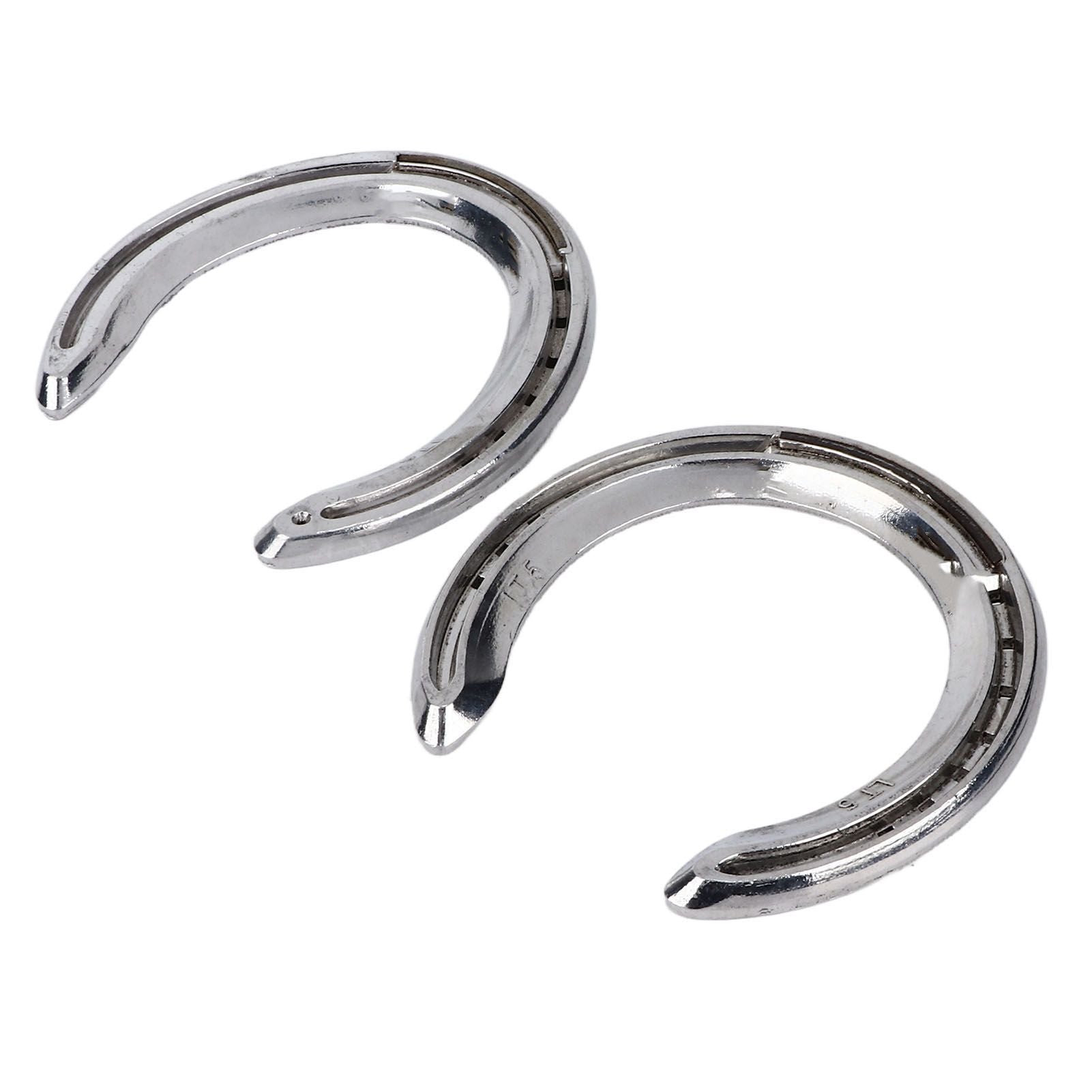 4pcs Horseshoes Aluminum Alloy Light Weight Reliable Practical Horse Riding Accessory for Racecourse Farm No. V1294-YM0523-3111220079612