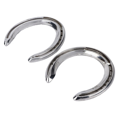 4pcs Horseshoes Aluminum Alloy Light Weight Reliable Practical Horse Riding Accessory for Racecourse Farm No. V1294-YM0523-3111220079612