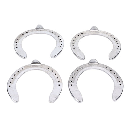 4pcs Horseshoes Aluminum Alloy Light Weight Reliable Practical Horse Riding Accessory for Racecourse Farm No. V1294-YM0523-3111220079612