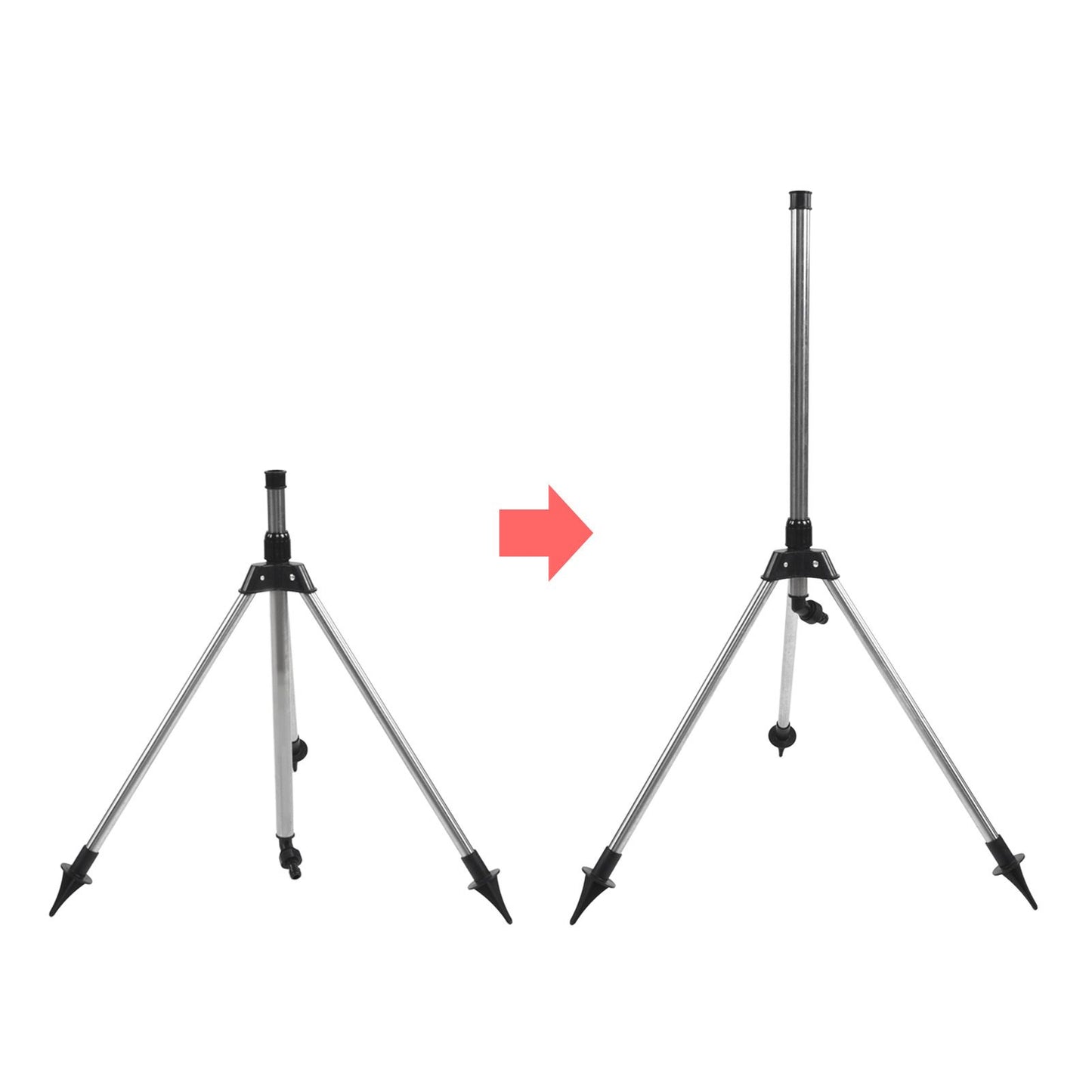 Sprinkler Tripod G1/2 Female Thread Plant Watering Tripod for Garden Yard Patio Lawn V1294-YM0523-3111220080811