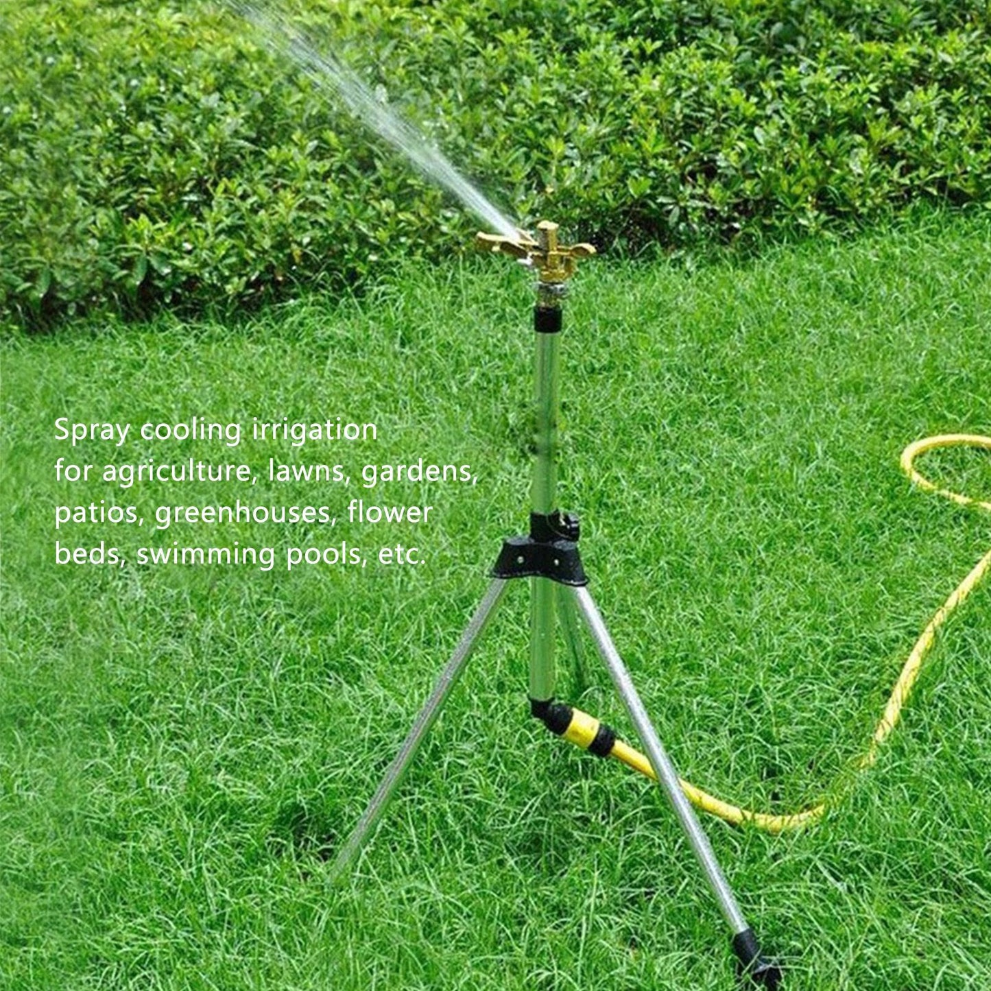 Sprinkler Tripod G1/2 Female Thread Plant Watering Tripod for Garden Yard Patio Lawn V1294-YM0523-3111220080811